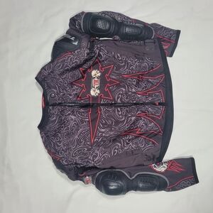 Teknic Motorcycle Jacket with Red Accents